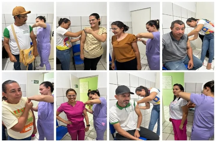 São Miguel do Fidalgo aplica vacina contra dengue em profissionais de saúde