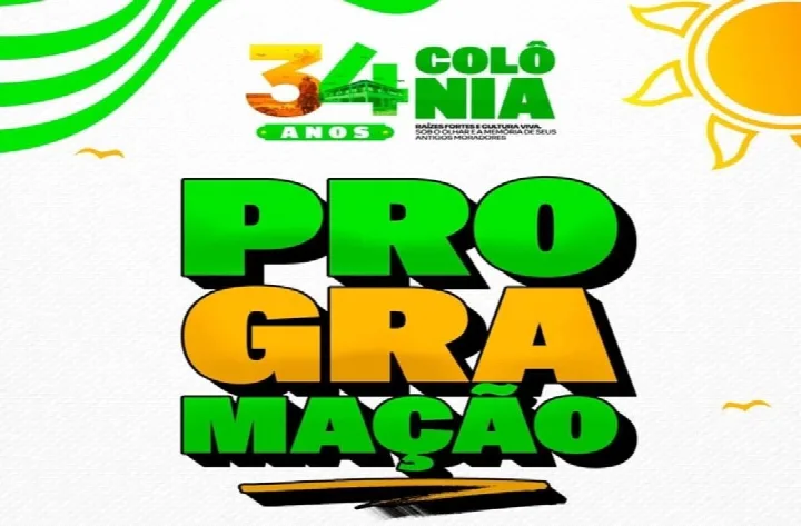 Colônia do Piauí celebra 34 anos com programação cultural, esportiva e religiosa