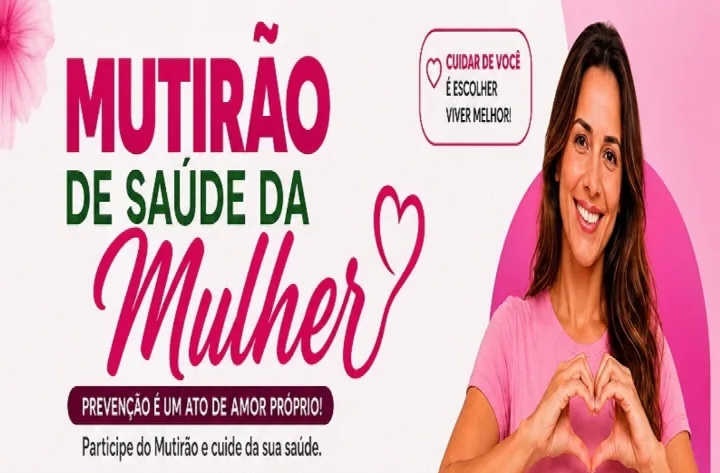 Mutirão de Saúde da Mulher oferece exames preventivos em São Miguel do Fidalgo no dia 12 de agosto