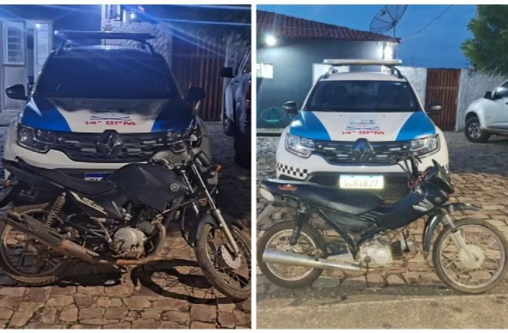 Polícia Militar recupera motocicletas roubadas e reforça combate à criminalidade em Oeiras