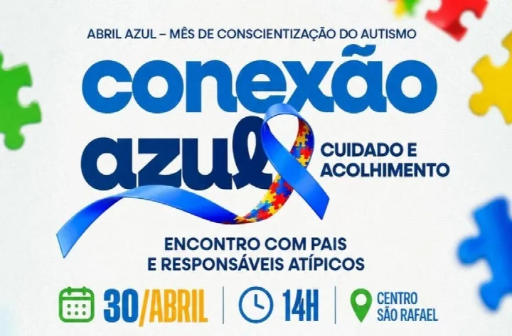 Encontro com pais e responsáveis atípicos será realizado em 30 de abril em São Miguel do Fidalgo
