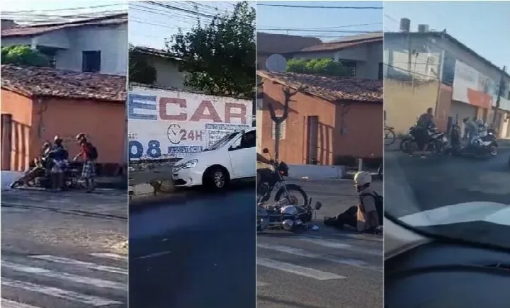 Óleo derramado em avenida causa acidentes na zona Sul de Teresina