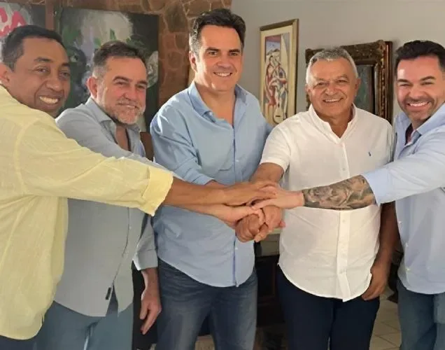 Zé Alberto, pré-candidato a prefeito de Oeiras, recebe apoio do Progressista em reunião com Ciro Nogueira