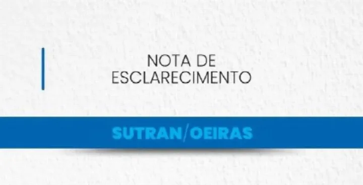 Nota de esclarecimento - SUTRAN