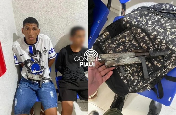 Polícia apreende dupla com arma de fabricação caseira dentro de mochila em União