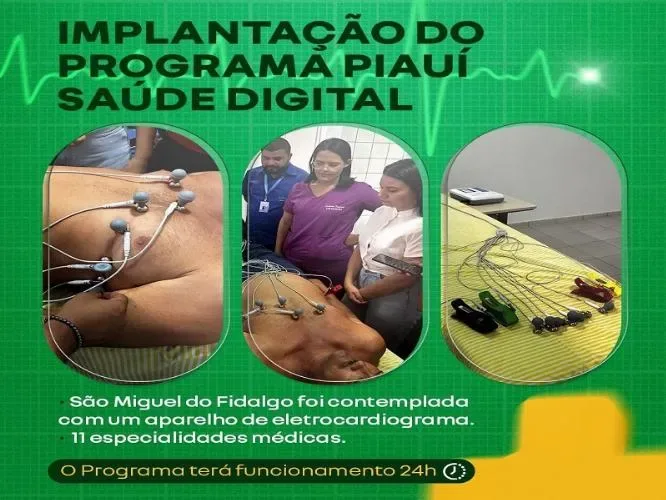 São Miguel do Fidalgo avança na saúde com a implantação do Programa Piauí Saúde Digital