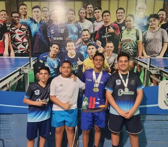 Atletas de Tênis de Mesa de Oeiras conquistam medalhas nos Jogos Escolares Piauiense