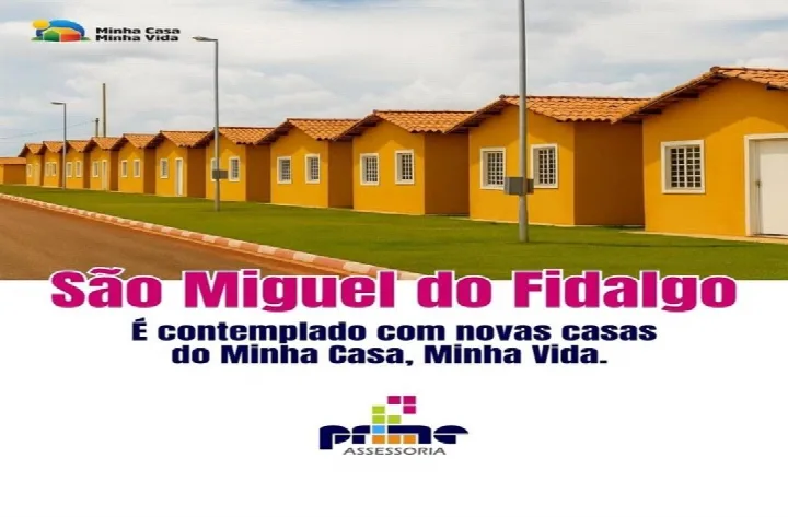 São Miguel do Fidalgo recebe mais 20 unidades habitacionais do Minha Casa, Minha Vida