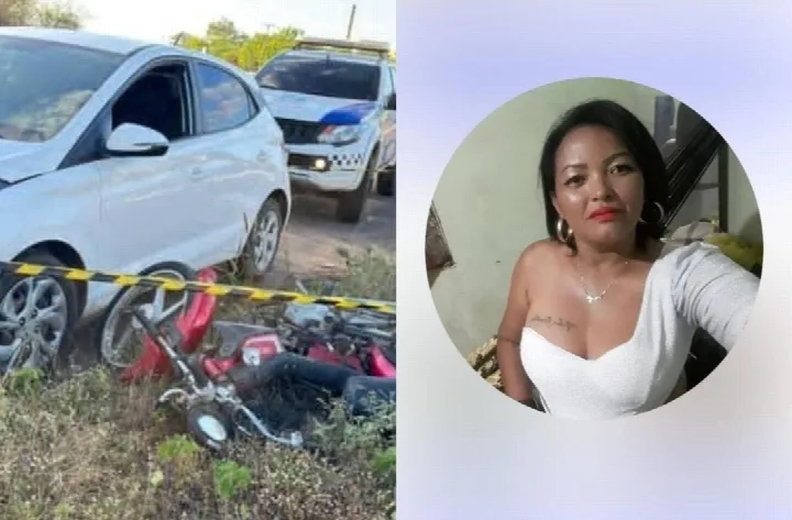 Enfermeira morre e companheiro fica ferido em grave acidente em Campo Maior