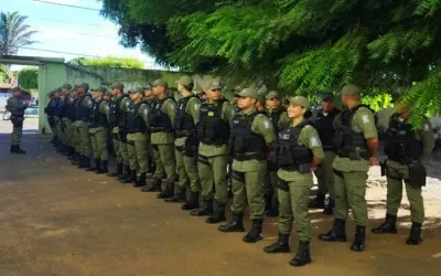 14° BPM de Oeiras recebe 48 novos policiais militares