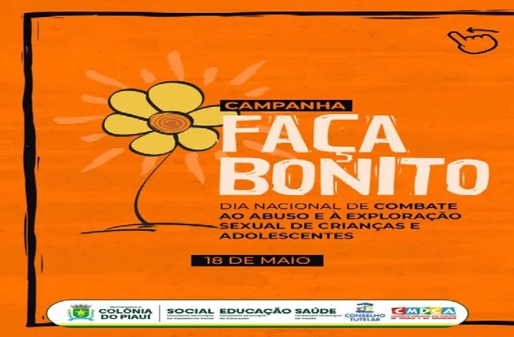 Colônia do Piauí realiza ações educativas em alusão ao 18 de Maio