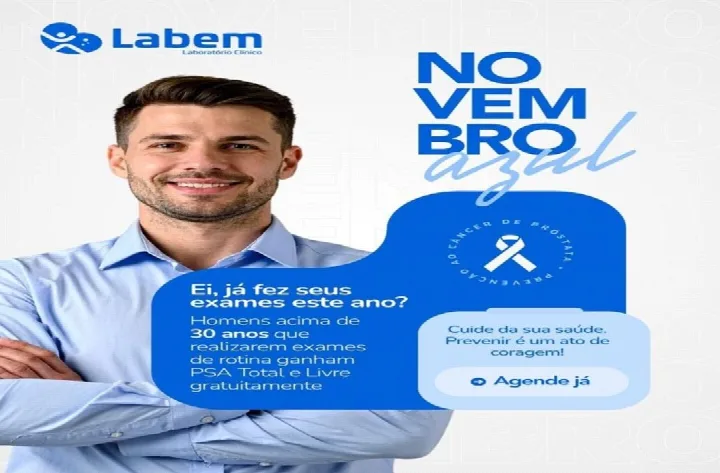 Novembro de cuidados no Labem Laboratório Clínico