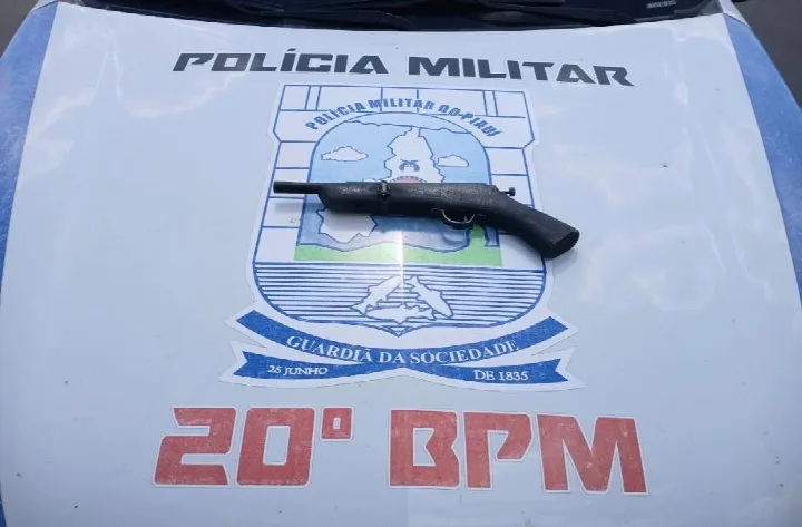 Mulher denuncia companheiro por violência e Polícia Militar apreende arma artesanal em Jaicós