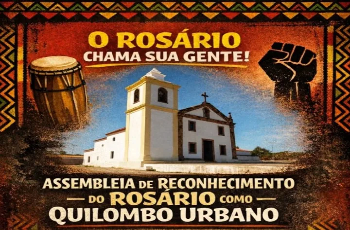 Bairro Rosário realiza assembleia para reconhecimento como Quilombo Urbano na quarta-feira, 4 de fevereiro