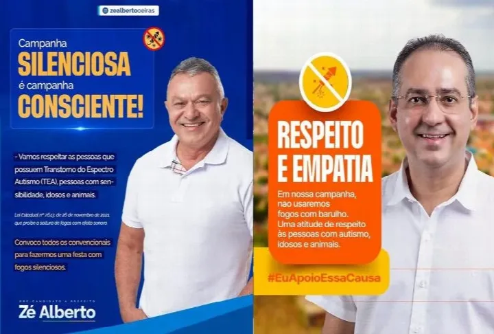 Pré - candidatos a prefeito de Oeiras prometem campanhas sem fogos barulhentos