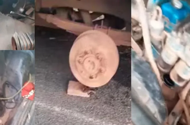 Carro quebra em rodovia de acesso a Santa Rosa do Piauí, é deixado para reparo e encontrado depenado