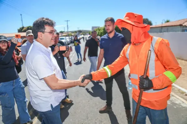 Em Jurema, Rafael Fonteles vistoria obras da rodovia que liga cinco municípios — imagem 2