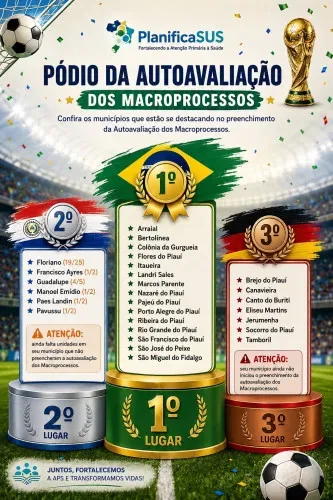 São Miguel do Fidalgo conquista 1º lugar na Autoavaliação dos Macroprocessos do PlanificaSUS — imagem 1