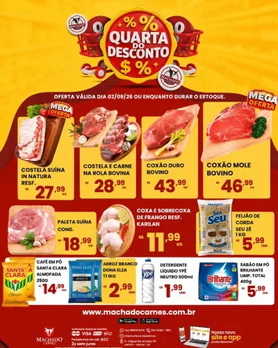 Quarta do Desconto na Machado Carnes: ofertas imperdíveis só nesta quarta! — imagem 1