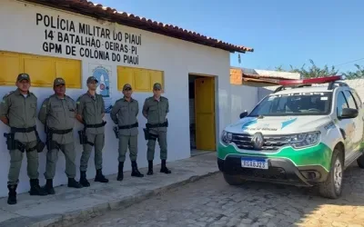 Três novos policiais militares reforçam a segurança em Colônia do Piauí