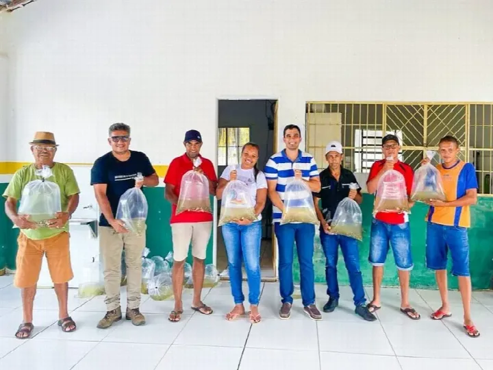Prefeitura de Colônia do Piauí fortalece piscicultura local com distribuição de alevinos