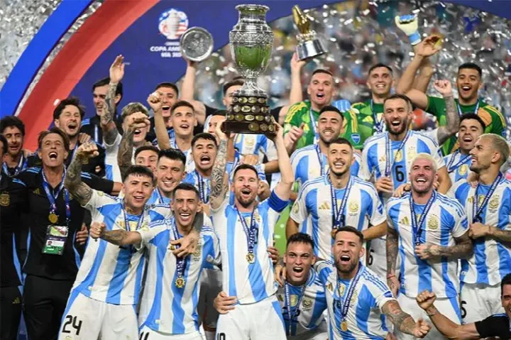 Campeã da Copa América, Argentina vai defender taça da Finalíssima contra a Espanha em 2025