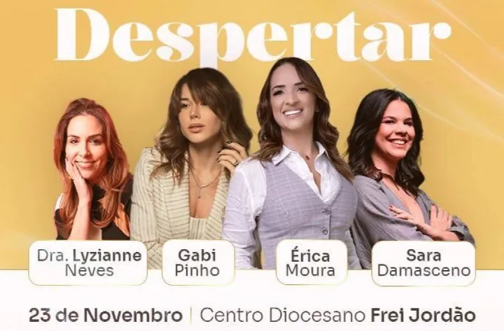 É hora de despertar! Encontro para mulheres no dia 23 de novembro promete transformação profunda