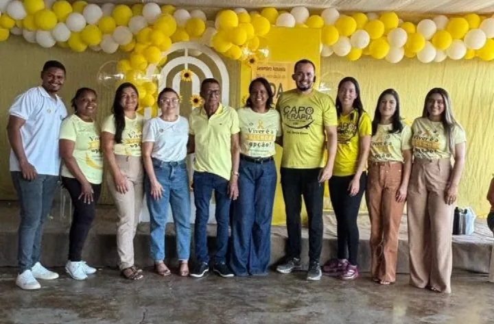 Setembro Amarelo reúne grupos de idosos em atividade de valorização da vida em Colônia do Piauí