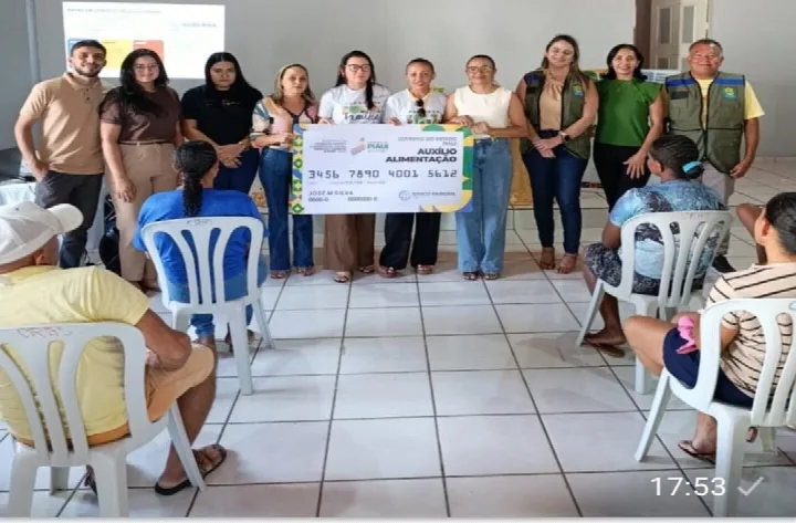 Secretaria Municipal de Assistência Social de São Miguel do Fidalgo reúne famílias beneficiadas pelo Programa Auxílio Alimentação