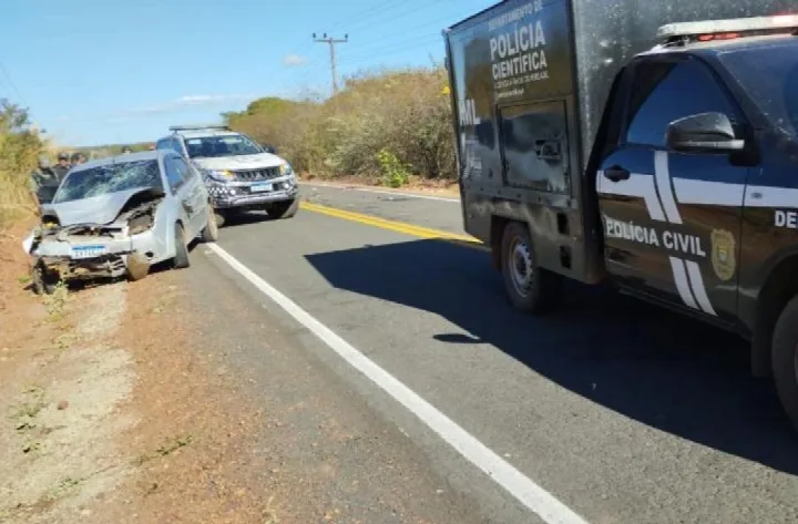 Acidente entre motos e veículo deixa uma vítima fatal e feridos na PI 120 entre Valença e Novo Oriente