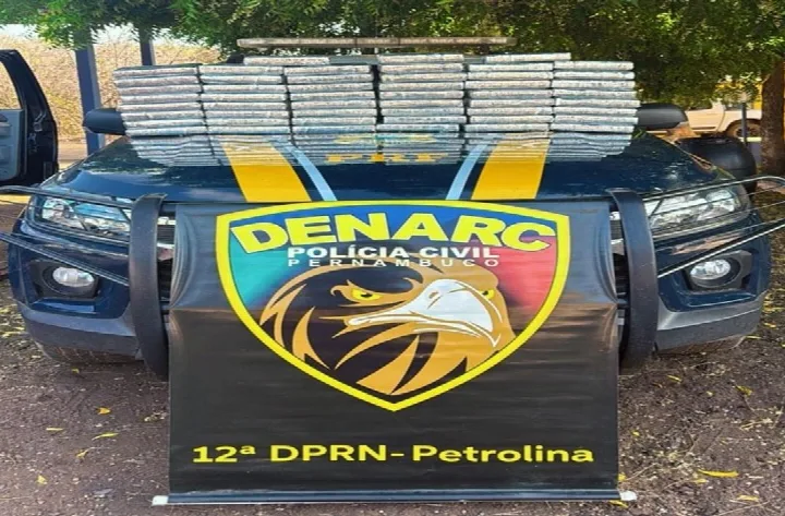 Polícia Rodoviária Federal, Polícia Civil do Piauí e Denarc-PE apreendem 51 kg de cocaína em Picos