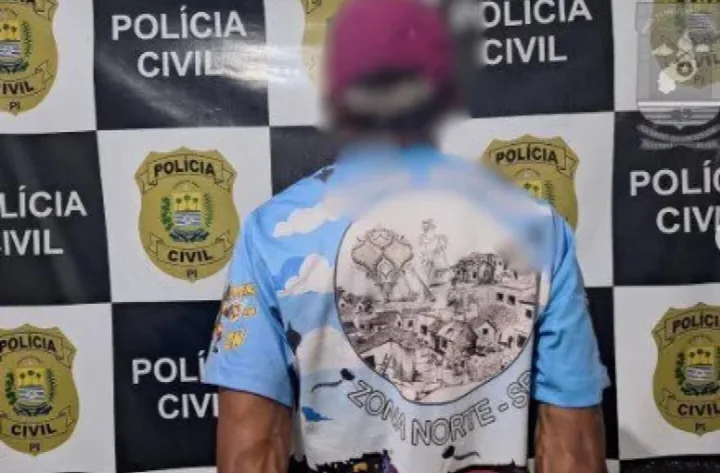 Suspeito de violência doméstica em Santa Rosa do Piauí é conduzido à delegacia de Oeiras