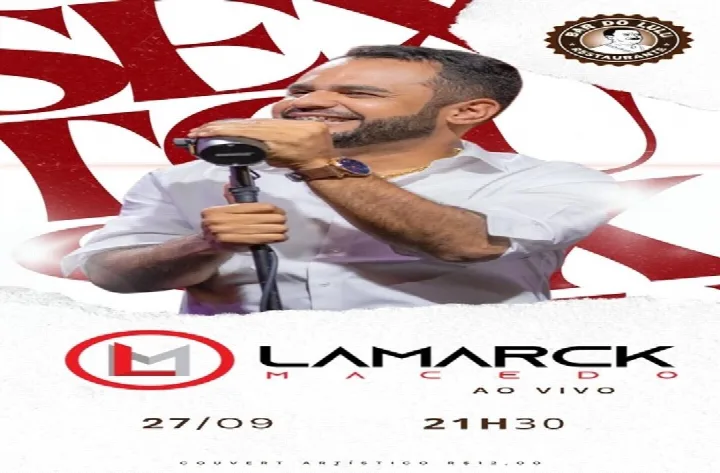 Lamarck Macedo se apresenta no Bar do Lulu, nesta sexta-feira, 27
